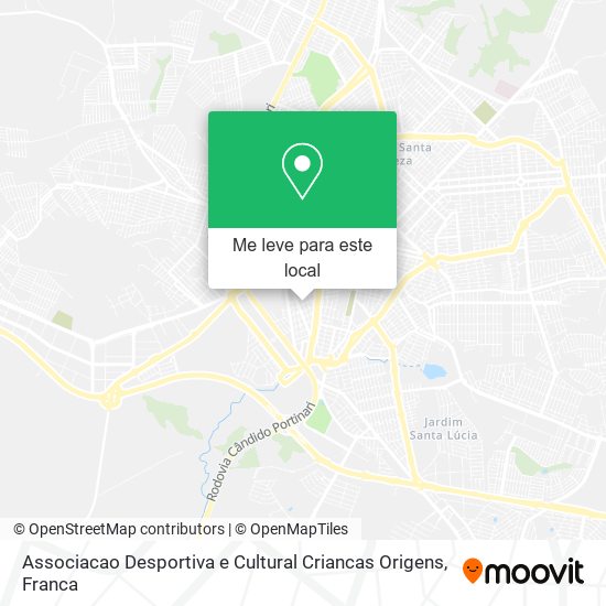 Associacao Desportiva e Cultural Criancas Origens mapa