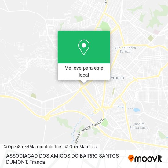 ASSOCIACAO DOS AMIGOS DO BAIRRO SANTOS DUMONT mapa