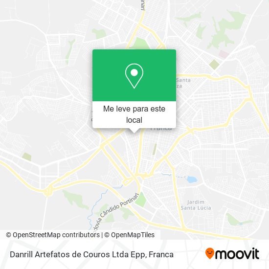 Danrill Artefatos de Couros Ltda Epp mapa