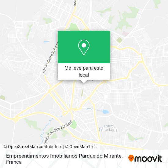 Empreendimentos Imobiliarios Parque do Mirante mapa