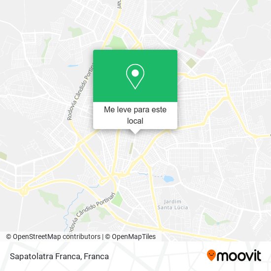 Sapatolatra Franca mapa