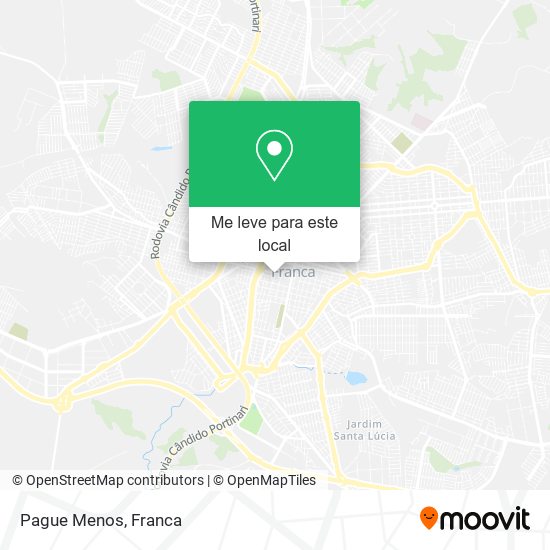 Pague Menos mapa