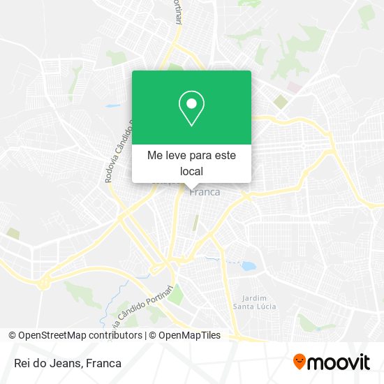 Rei do Jeans mapa