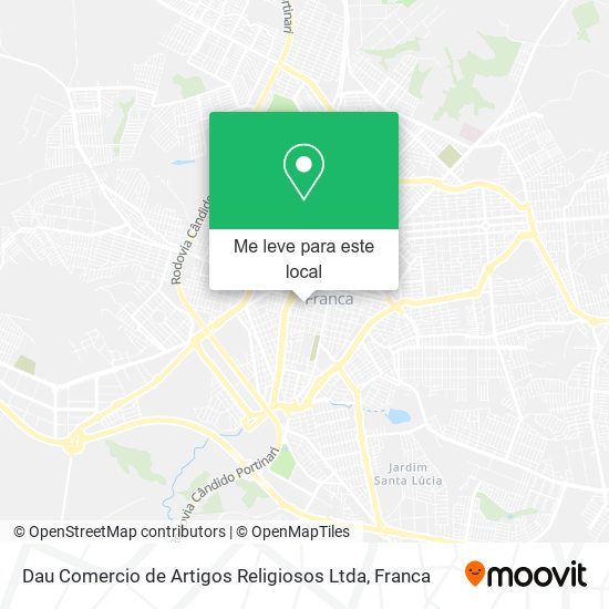 Dau Comercio de Artigos Religiosos Ltda mapa