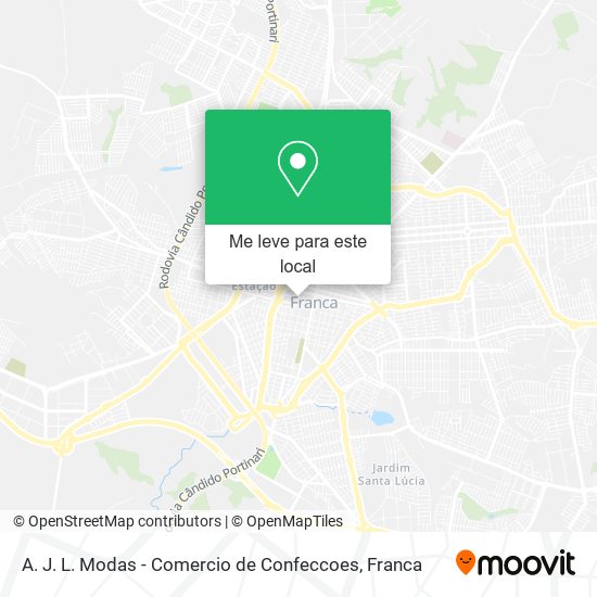 A. J. L. Modas - Comercio de Confeccoes mapa