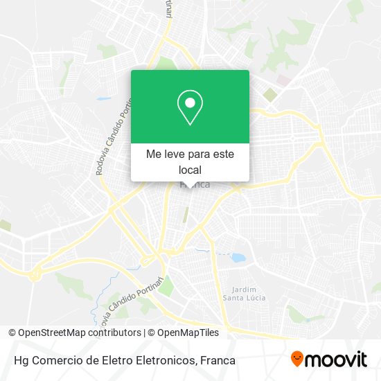 Hg Comercio de Eletro Eletronicos mapa