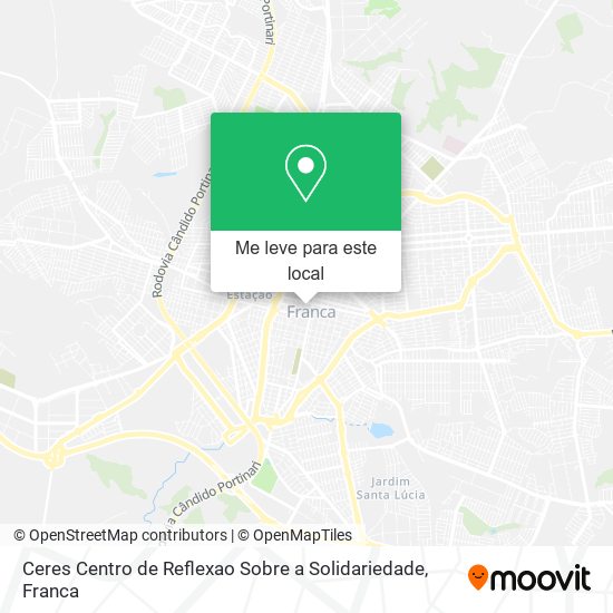 Ceres Centro de Reflexao Sobre a Solidariedade mapa