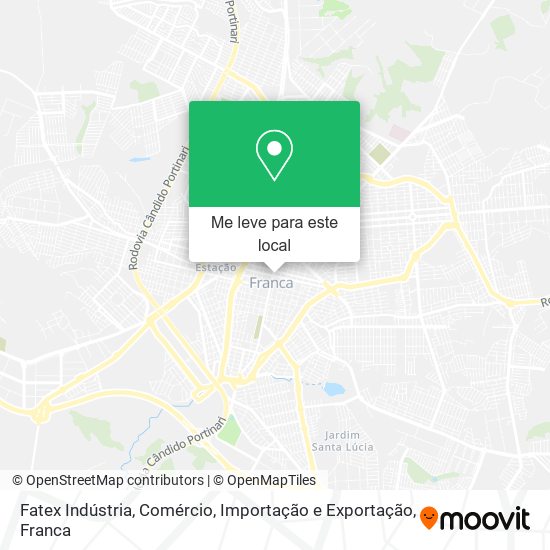 Fatex Indústria, Comércio, Importação e Exportação mapa