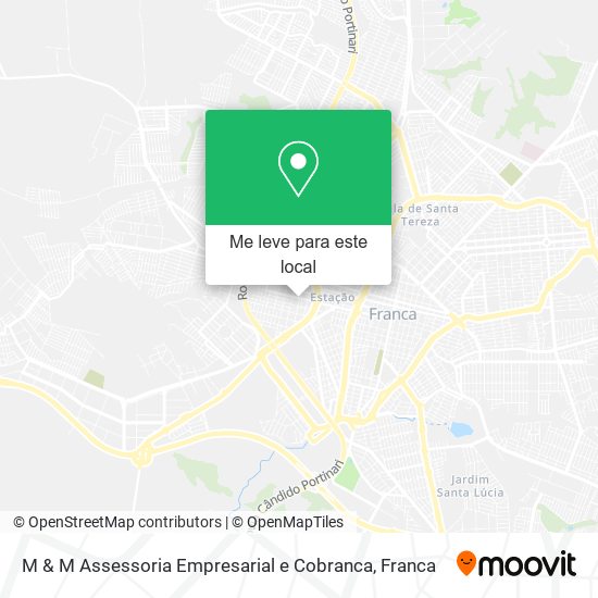 M & M Assessoria Empresarial e Cobranca mapa