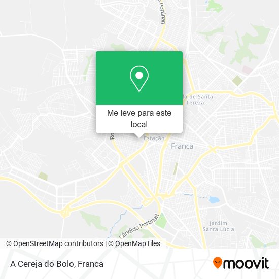A Cereja do Bolo mapa