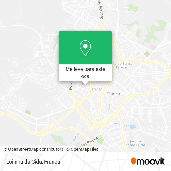 Lojinha da Cida mapa