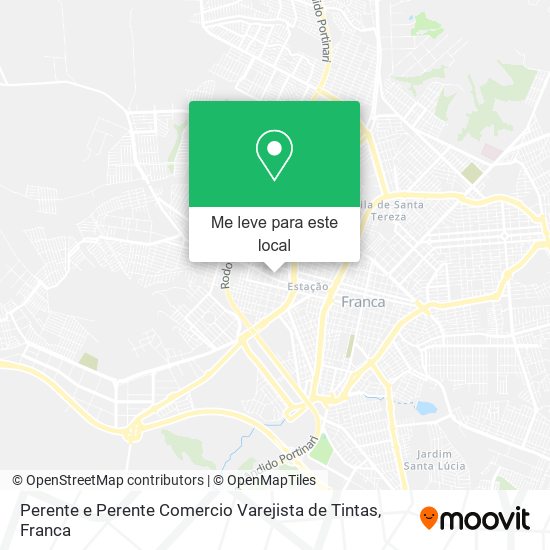 Perente e Perente Comercio Varejista de Tintas mapa