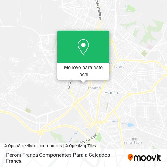 Peroni-Franca Componentes Para a Calcados mapa