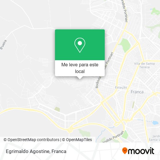 Egrimaldo Agostine mapa