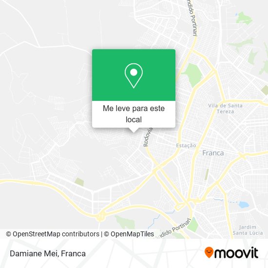 Damiane Mei mapa