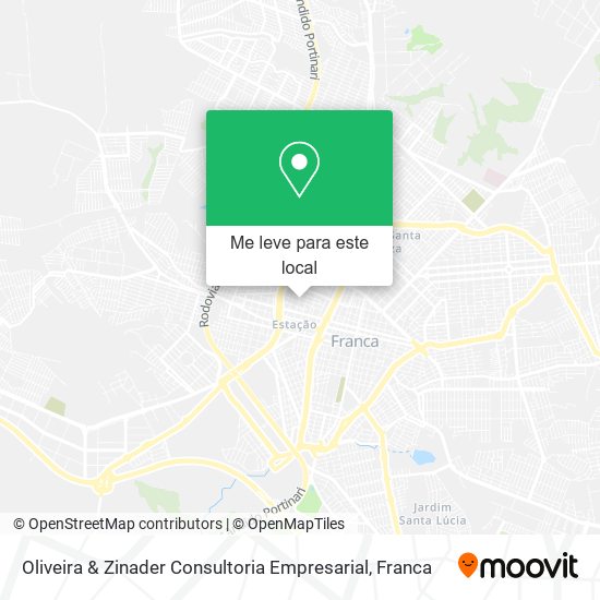 Oliveira & Zinader Consultoria Empresarial mapa
