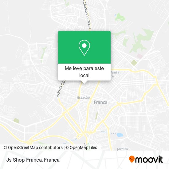 Js Shop Franca mapa