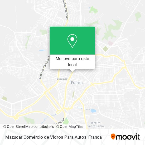 Mazucar Comércio de Vidros Para Autos mapa