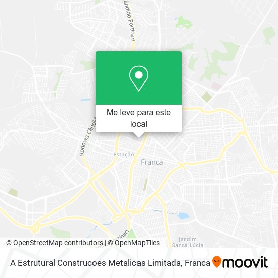A Estrutural Construcoes Metalicas Limitada mapa