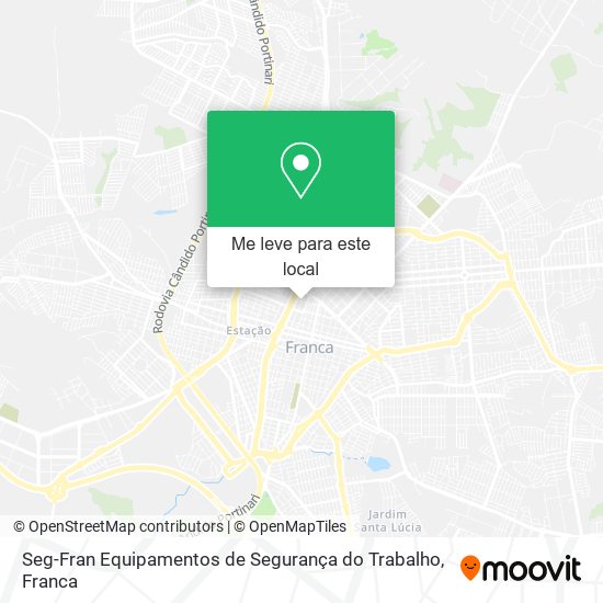 Seg-Fran Equipamentos de Segurança do Trabalho mapa