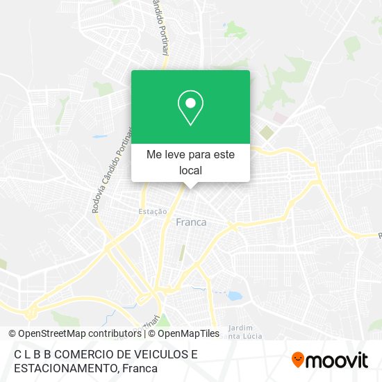 C L B B COMERCIO DE VEICULOS E ESTACIONAMENTO mapa