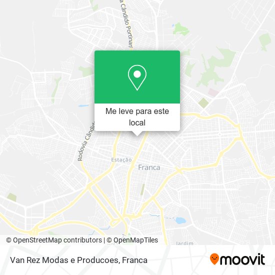 Van Rez Modas e Producoes mapa