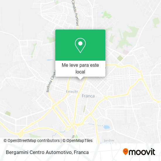 Bergamini Centro Automotivo mapa