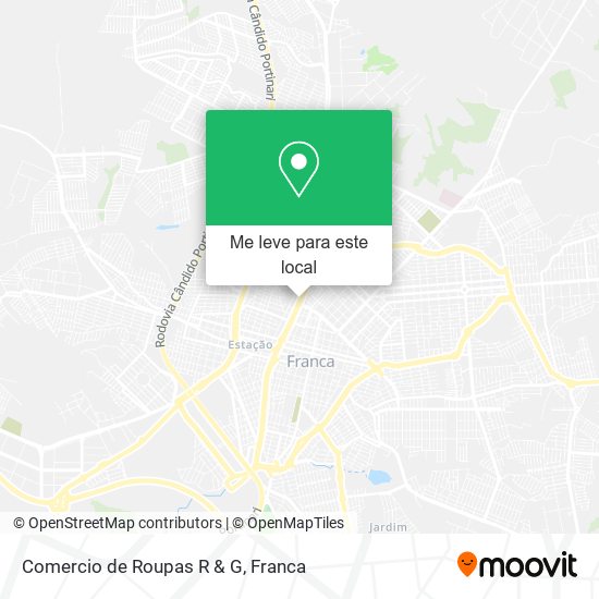 Comercio de Roupas R & G mapa
