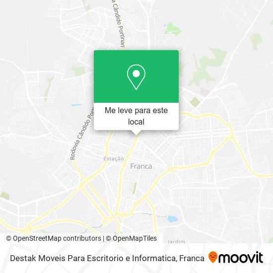 Destak Moveis Para Escritorio e Informatica mapa