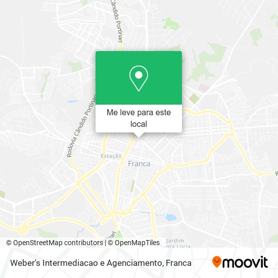 Weber's Intermediacao e Agenciamento mapa