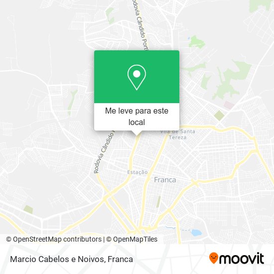 Marcio Cabelos e Noivos mapa