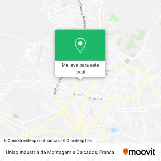 Uniao Industria de Montagem e Calcados mapa