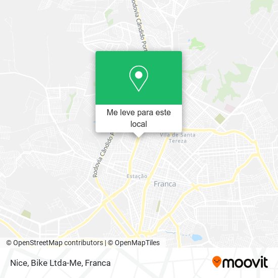 Nice, Bike Ltda-Me mapa