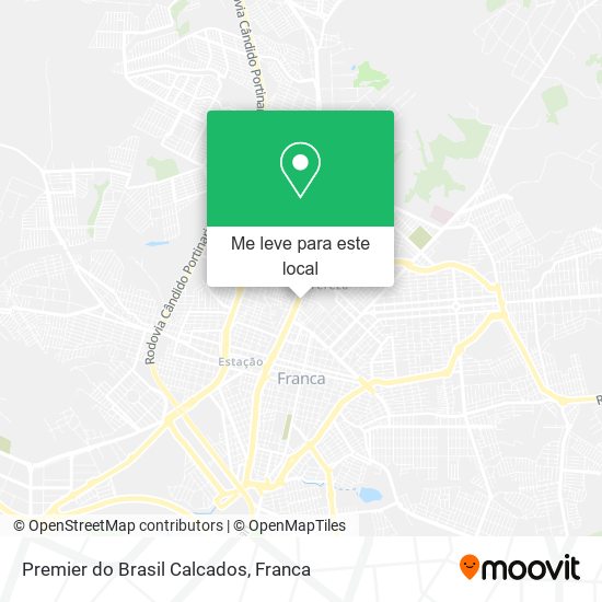 Premier do Brasil Calcados mapa