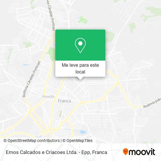 Emos Calcados e Criacoes Ltda. - Epp mapa