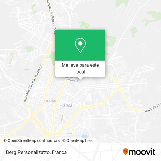 Berg Personalizatto mapa