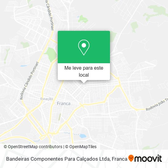 Bandeiras Componentes Para Calçados Ltda mapa