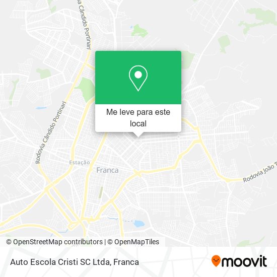 Auto Escola Cristi SC Ltda mapa