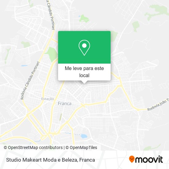 Studio Makeart Moda e Beleza mapa
