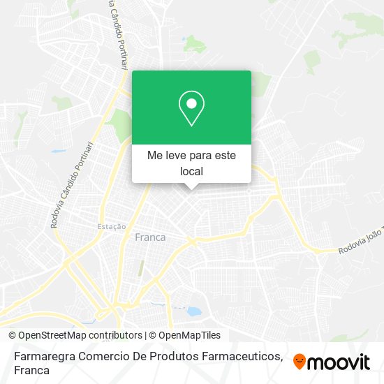 Farmaregra Comercio De Produtos Farmaceuticos mapa