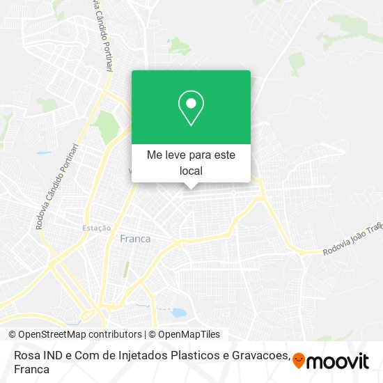 Rosa IND e Com de Injetados Plasticos e Gravacoes mapa