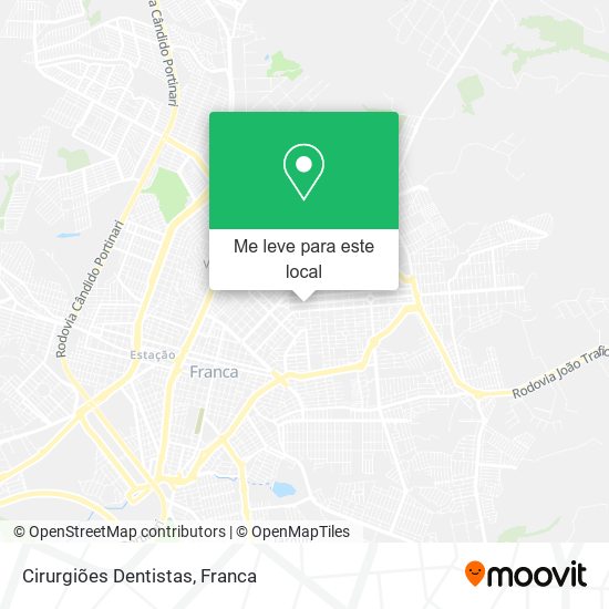 Cirurgiões Dentistas mapa