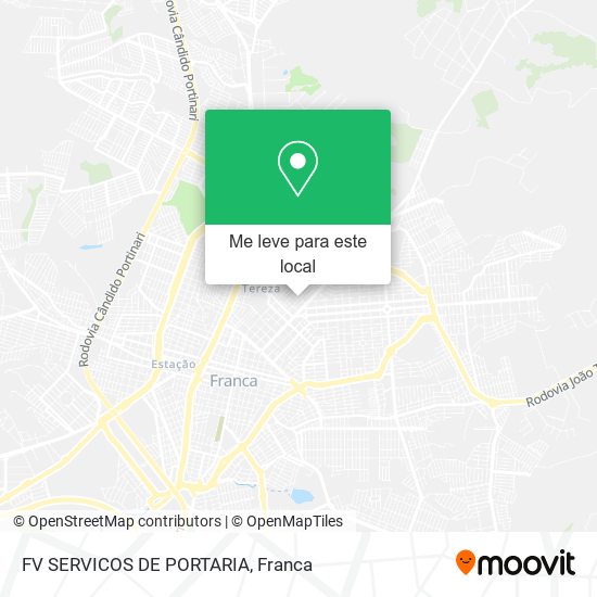 FV SERVICOS DE PORTARIA mapa