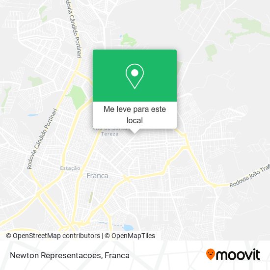 Newton Representacoes mapa