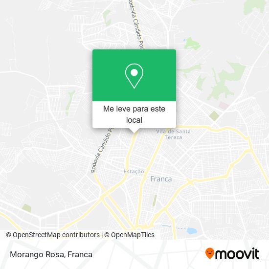 Morango Rosa mapa