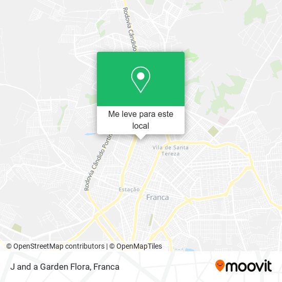 J and a Garden Flora mapa