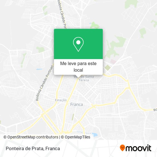Ponteira de Prata mapa