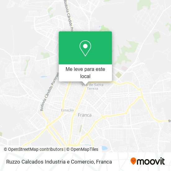 Ruzzo Calcados Industria e Comercio mapa