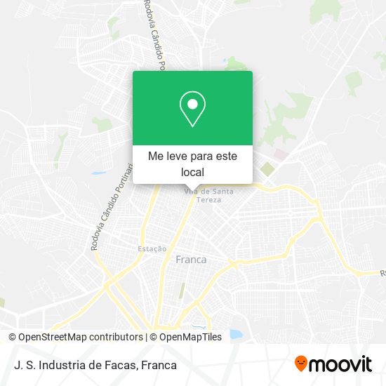 J. S. Industria de Facas mapa