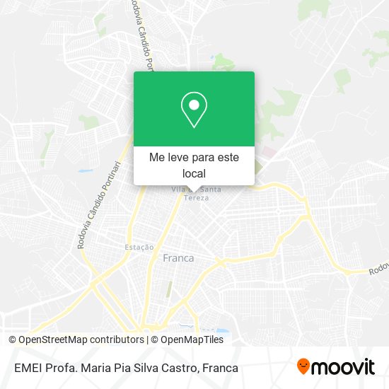 EMEI Profa. Maria Pia Silva Castro mapa